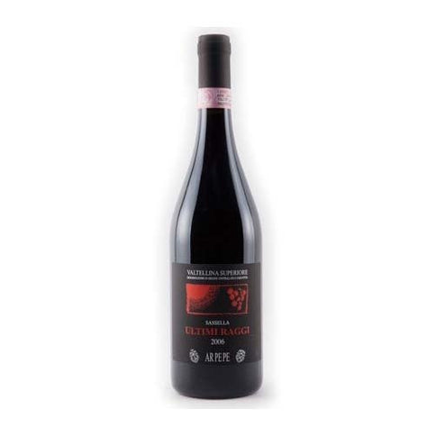 Valtellina Superiore Sassella DOCG "Ultimi raggi" 2018 - Arpepe