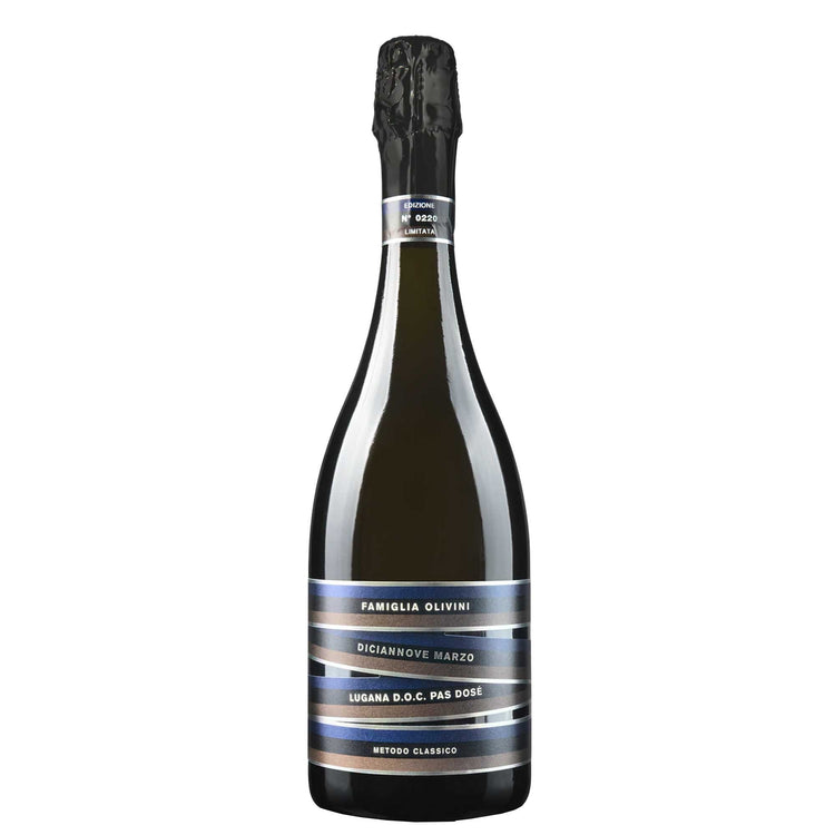 Lugana Pas Dosé Metodo Classico DOC "Diciannove Marzo" 2019 - Famiglia Olivini