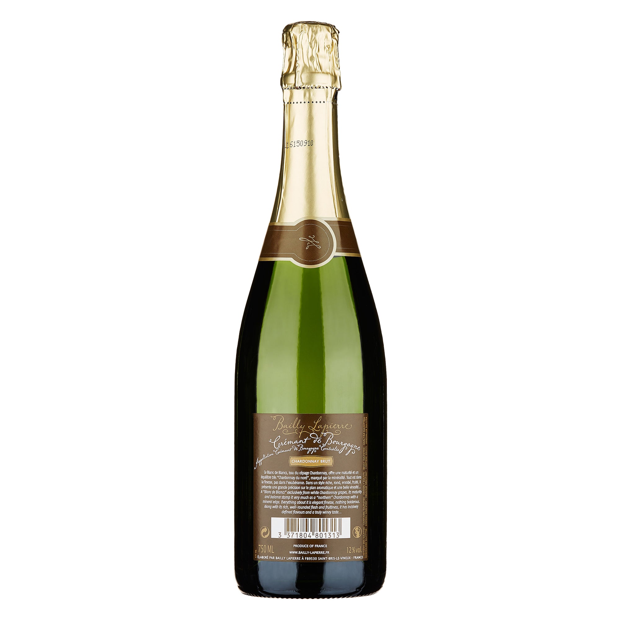 Crémant de Bourgogne Chardonnay Brut - Bailly Lapierre
