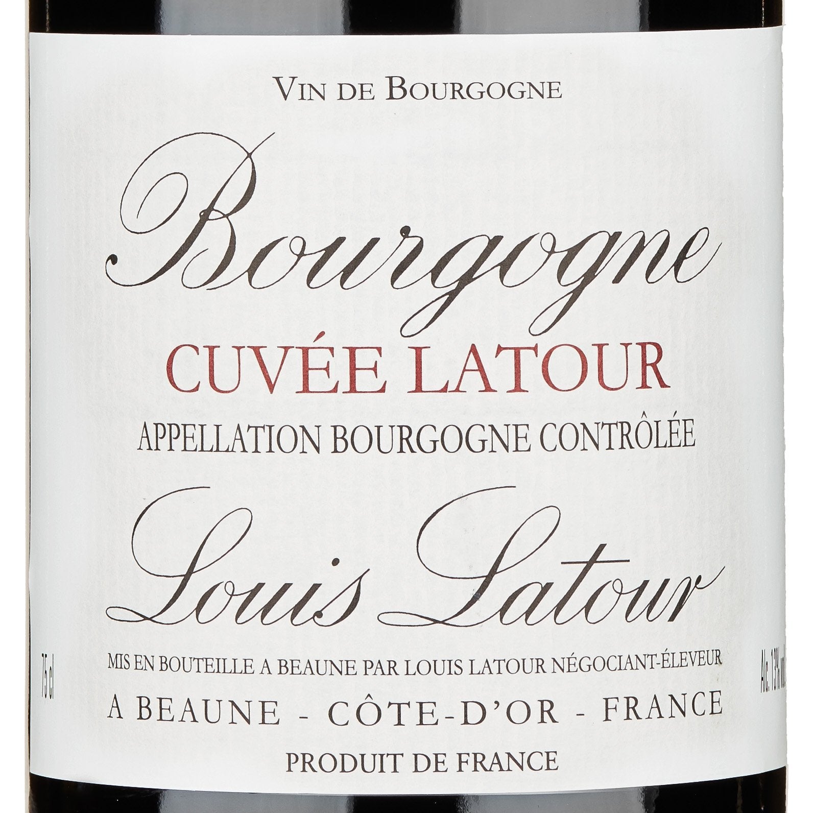 Bourgogne Rouge “Cuvée Latour” 2023 - Louis Latour