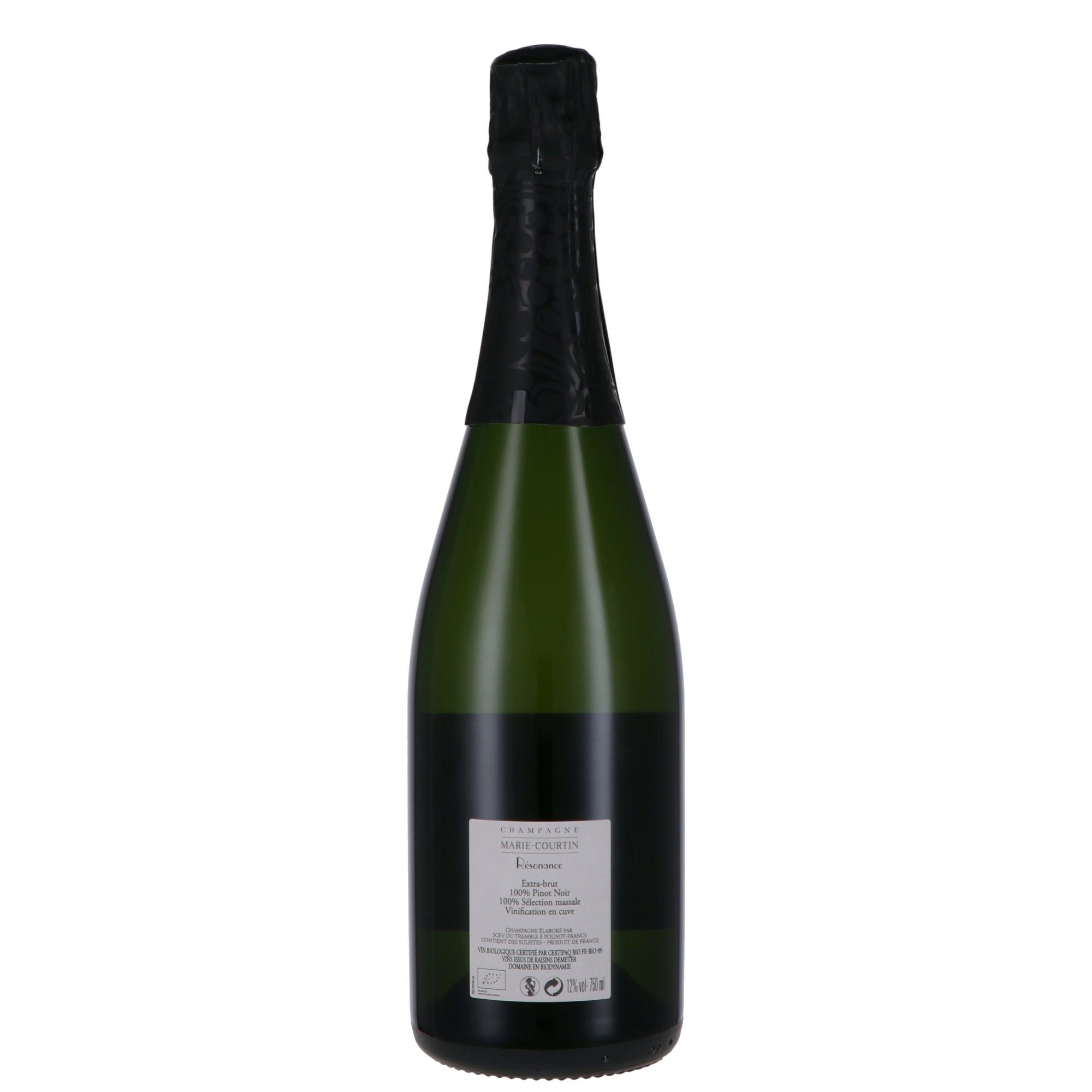 Champagne Extra-Brut "Résonance" 2020 - Marie Courtin