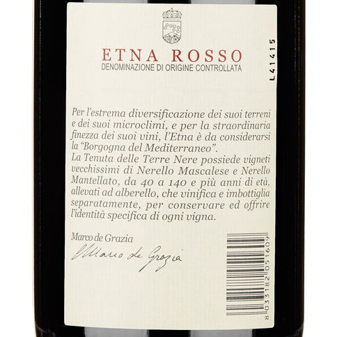 Etna Rosso 2022 - Tenuta delle Terre Nere