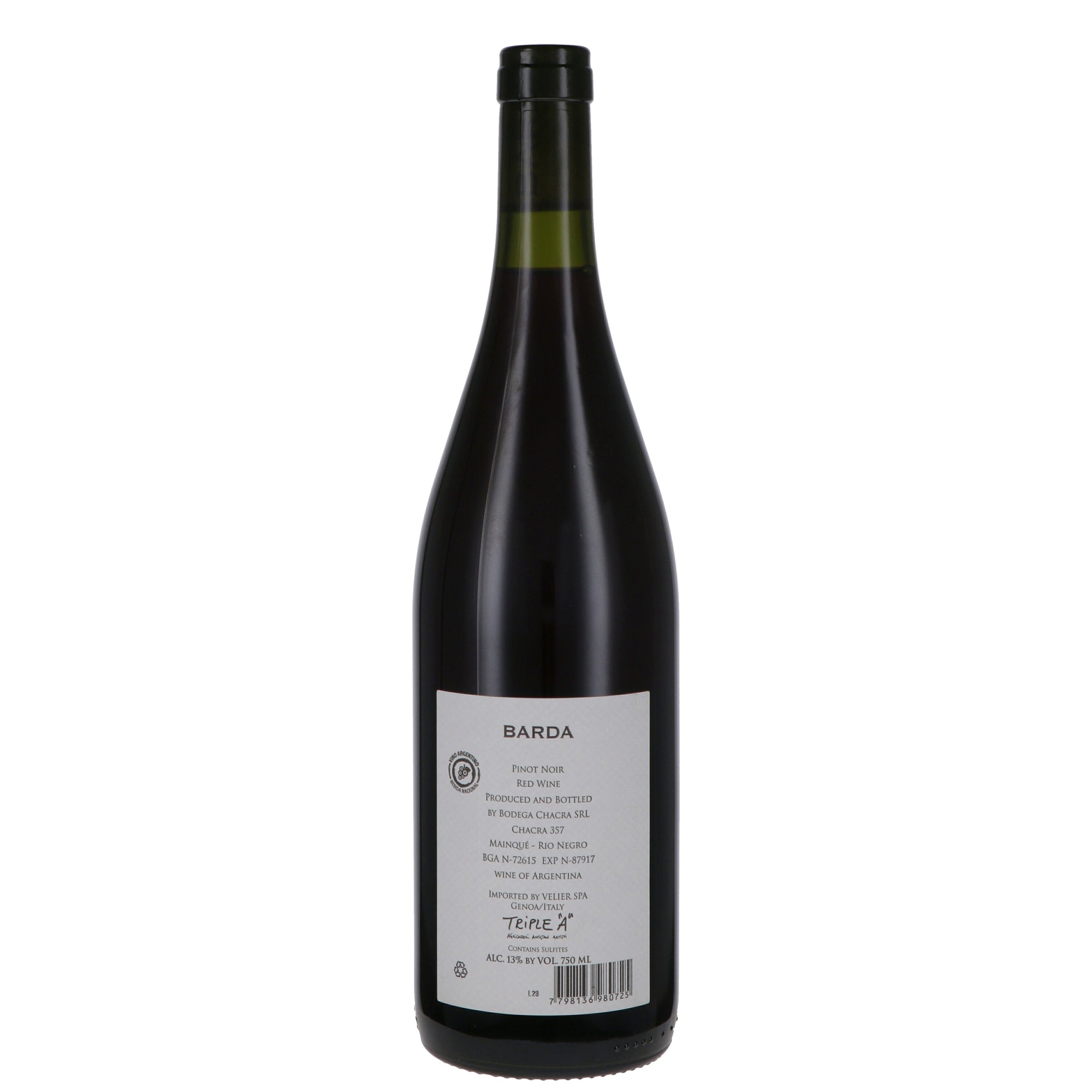 Patagonia Pinot Noir “Barda” 2024 - Chacra
