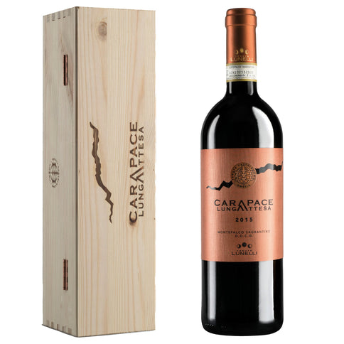 Montefalco Sagrantino DOCG "Carapace Lunga Attesa" 2016 - Tenuta Castelbuono, Tenute Lunelli (cassetta di legno)