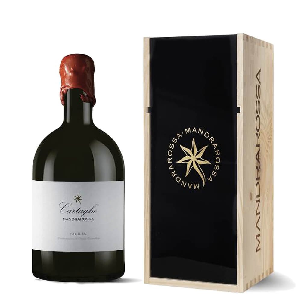 Sicilia Nero d’Avola DOC "Cartagho" 2020 Magnum - Mandrarossa (cassetta di legno)