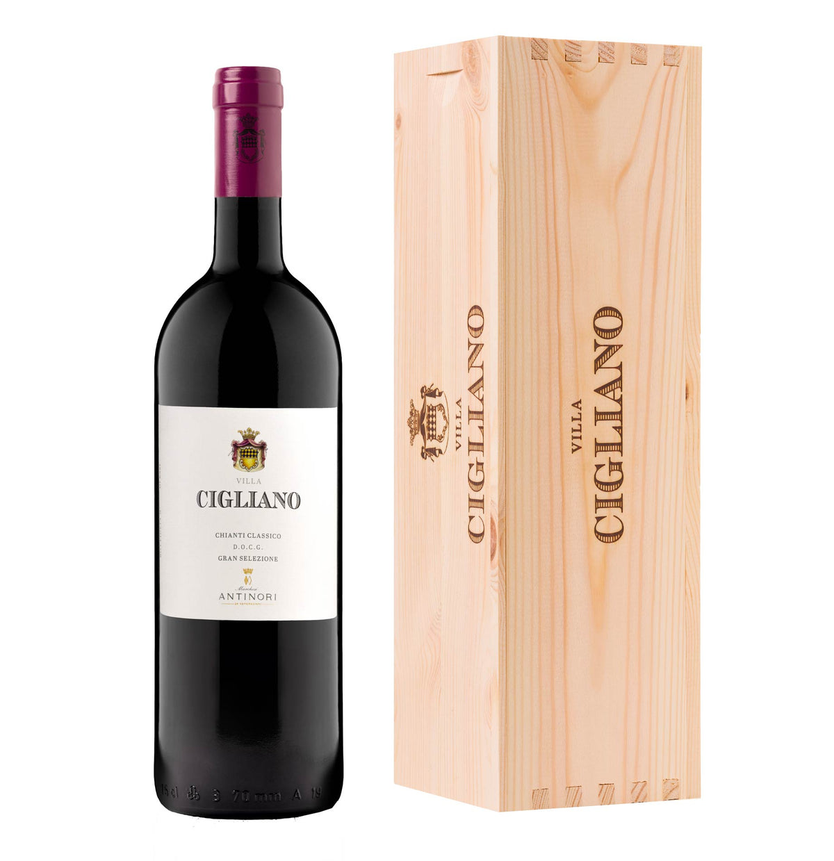 Chianti Classico Gran Selezione DOCG “Villa Cigliano” 2022  - Antinori (cassetta in legno)
