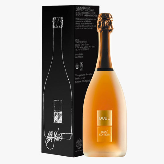 Spumante Brut Metodo Classico Rosé "Edition II" - DUBL (astuccio)