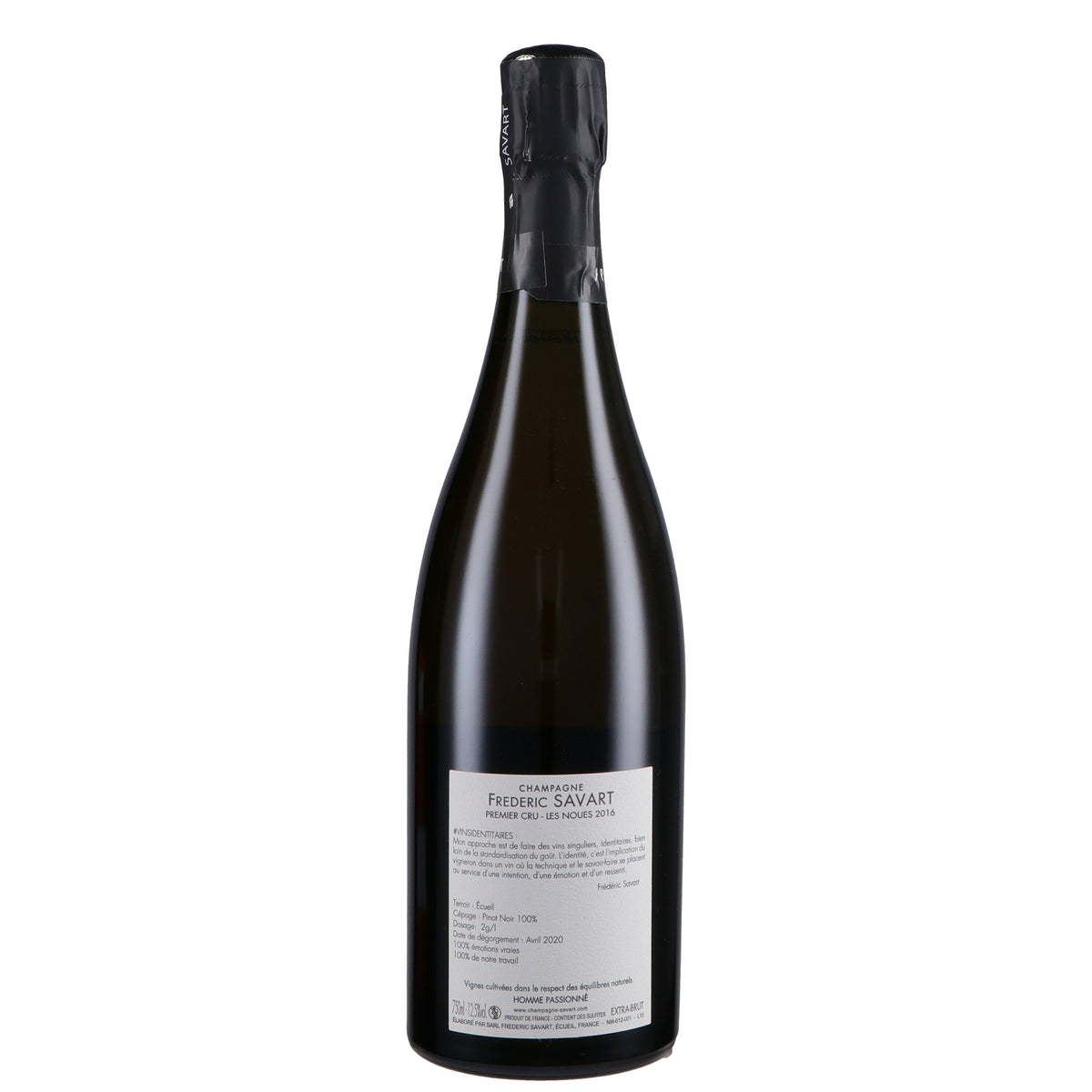 Champagne Extra Brut “Les Noues” 2021 - Frédéric Savart