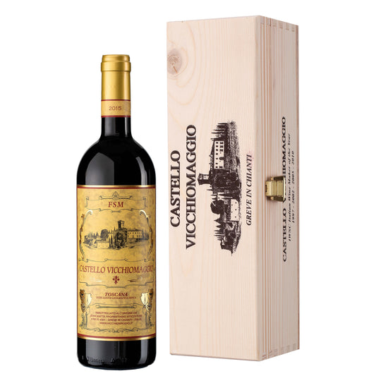 Toscana Rosso IGT "FSM" 2019 - Castello Vicchiomaggio (cassetta di legno)