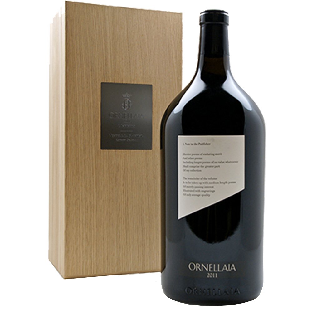 Bolgheri Superiore DOC "Ornellaia Vendemmia d'Artista - L'Infinito" 2011 Jéroboam - Ornellaia (cassetta di legno)