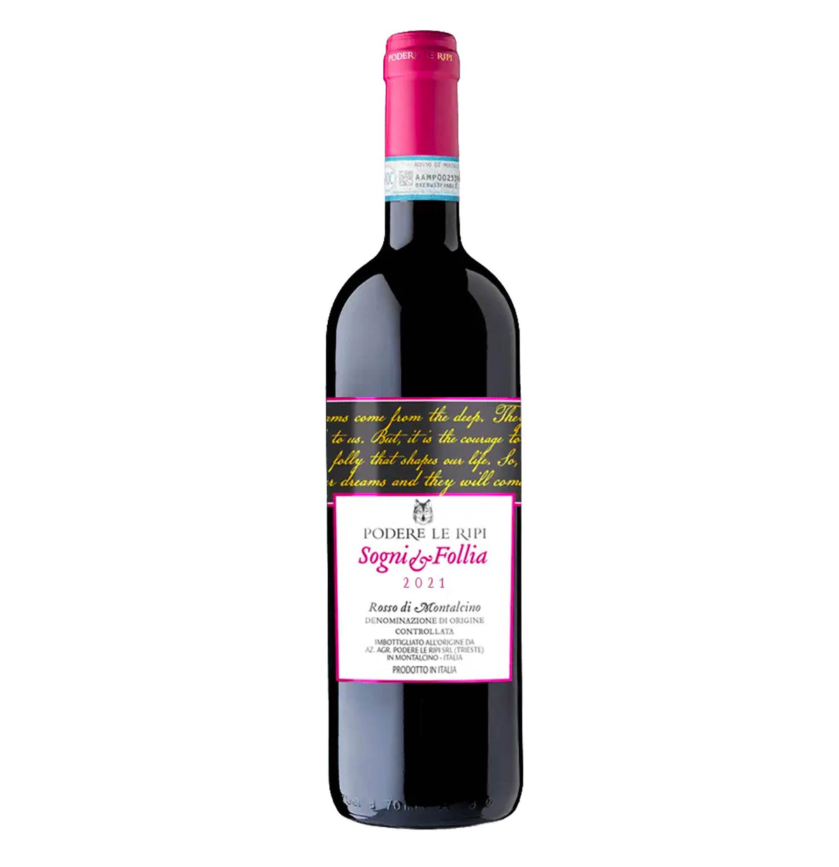 Rosso di Montalcino DOC "Sogni e Follia" 2022 - Podere Le Ripi
