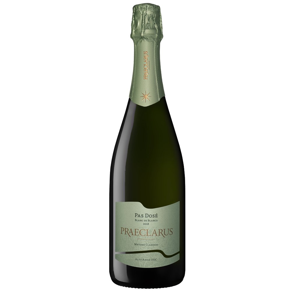Alto Adige Spumante Metodo Classico Blanc de Blancs DOC Pas Dosé "Praeclarus" 2020 - Sankt Pauls