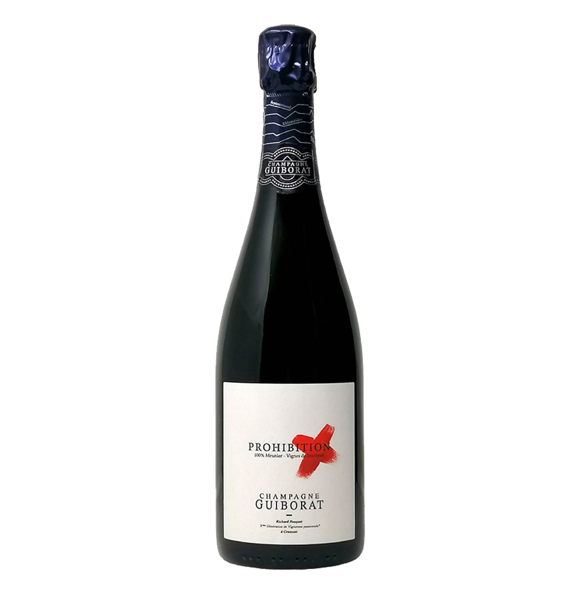 Champagne Zéro Dosage "Prohibition" 2021 - Guiborat