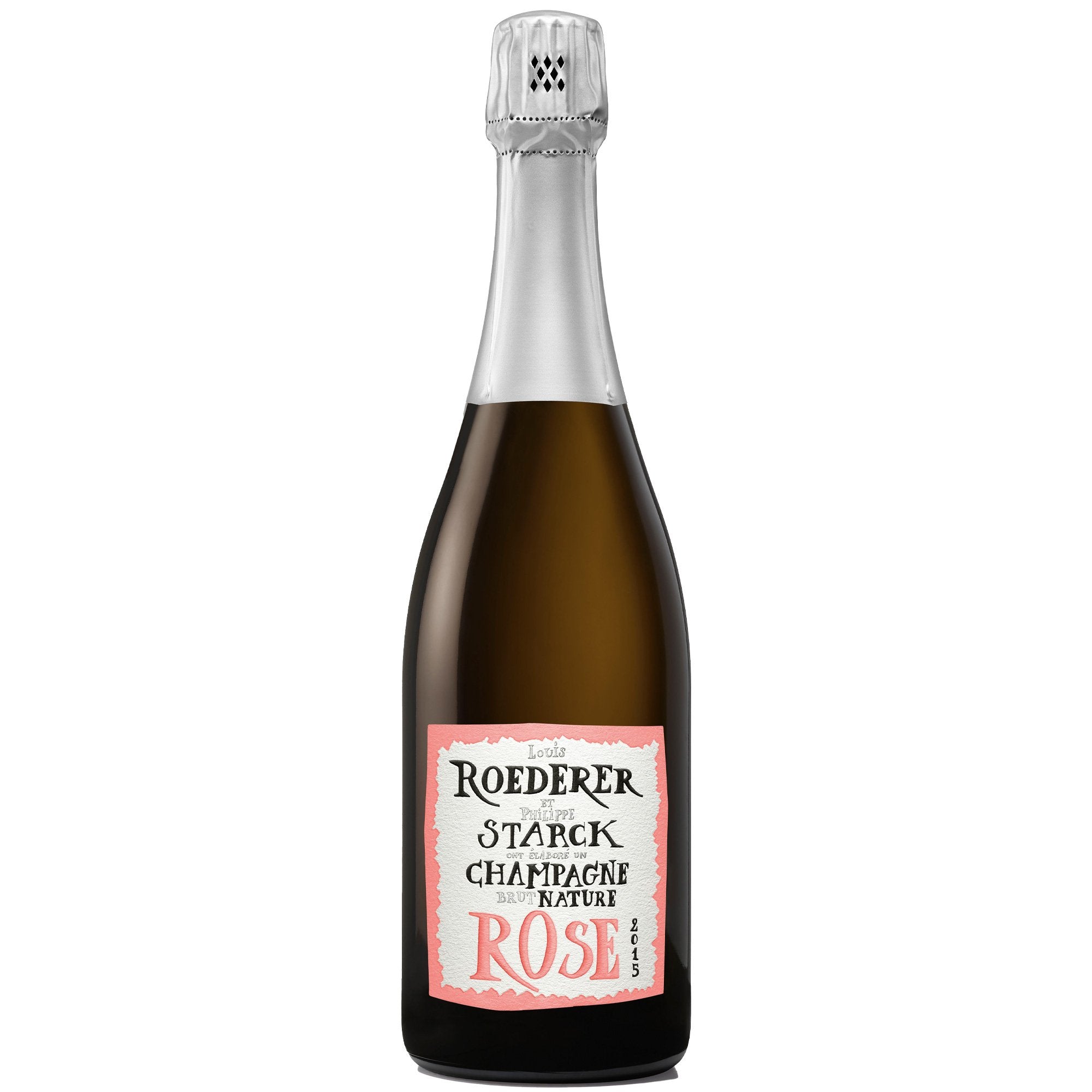Champagne Brut Nature Rosé "Philippe Starck" Millésimé 2015 - Louis Roederer