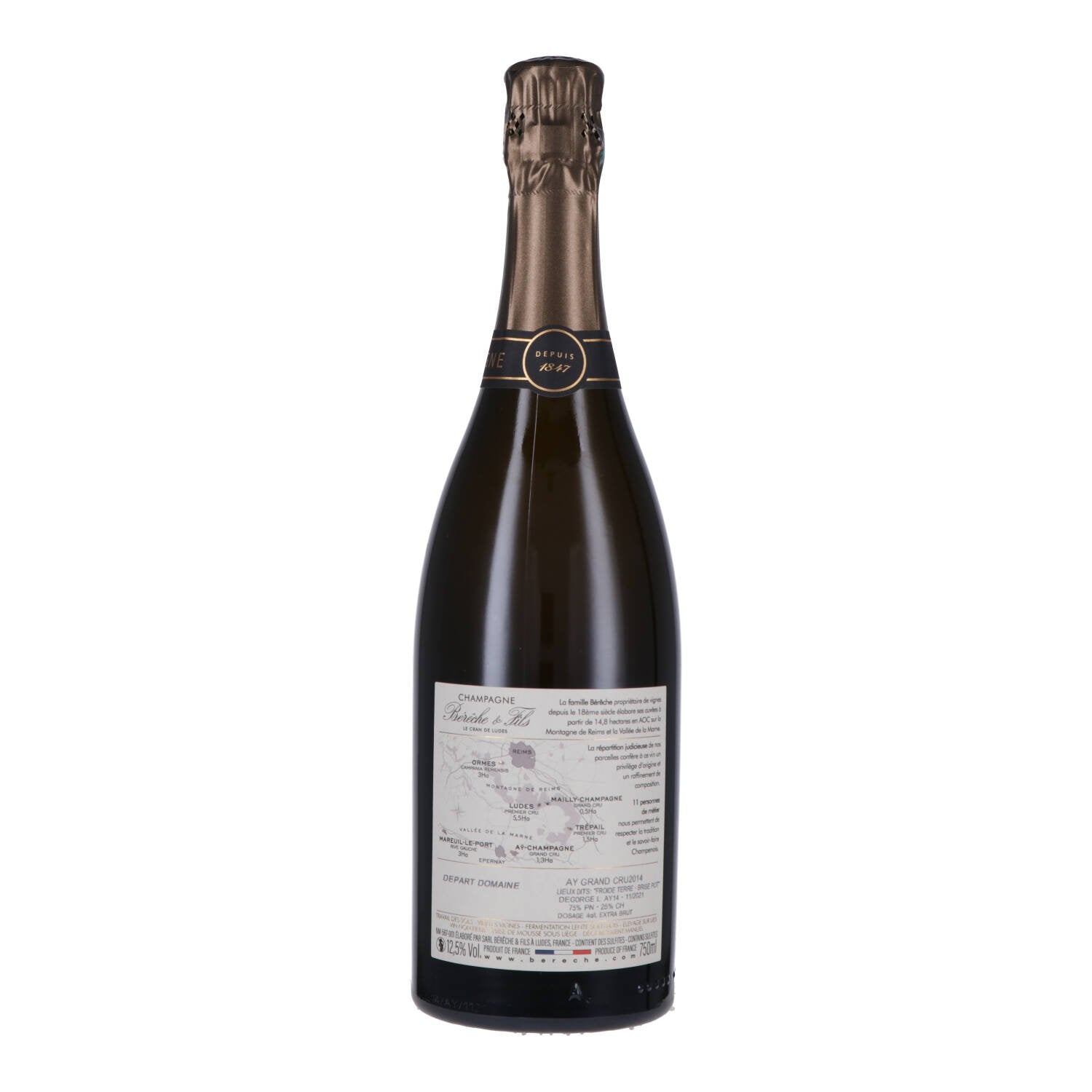 Champagne Extra Brut Grand Cru Ay 2016 - Bérêche et Fils