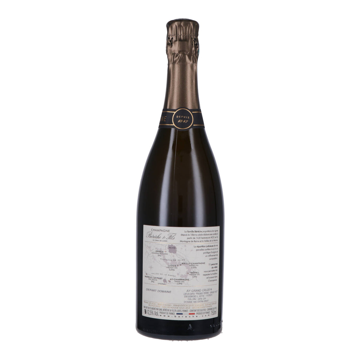 Champagne Extra Brut Grand Cru Ay 2018 - Bérêche et Fils