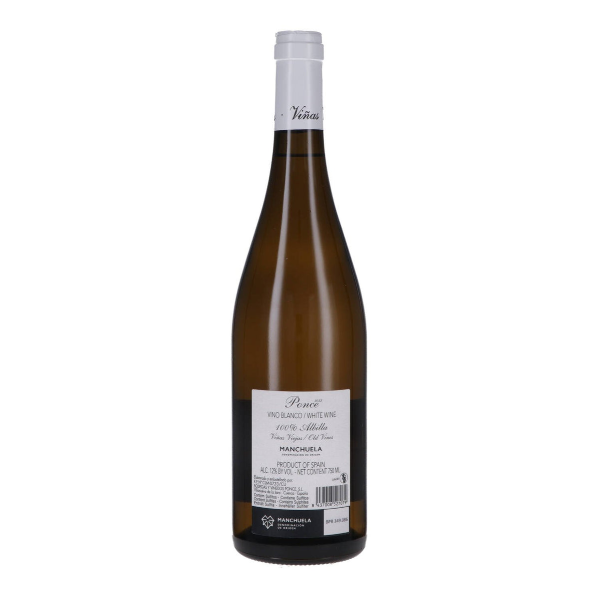 Vino Blanco Viñas Viejas “Ponce Blanco” 2025 - Bodegas y Viñedos Ponce