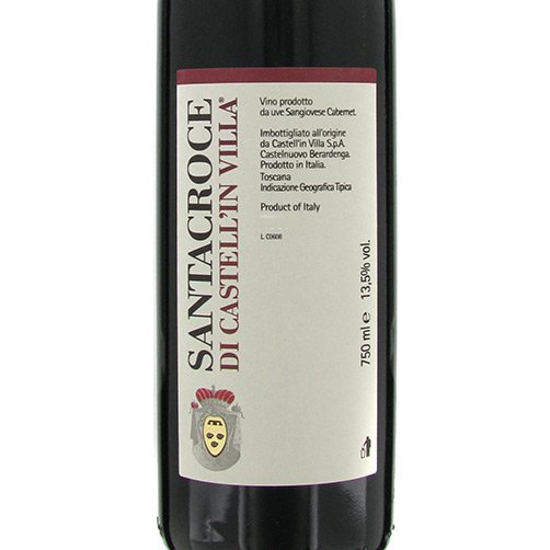Toscana Rosso IGT "Santacroce" 2008 - Castell’in Villa